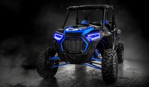 Polaris RZR 1000 Headlight Halo Kit - ORACLE Lighting - Dynamic RGB+A, Sequential Turn Signal - `14-`21
